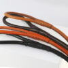 Workshop Sauri - hand stitched round leather leash in colors