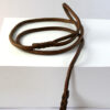Round leather lead