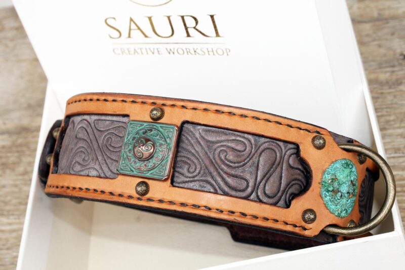 Madava unique dog collar by Workshop Sauri