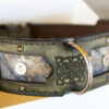 Margey - embossed leather dog collar hand crafted by Workshop Sauri