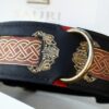 Seraphim - uniquely hand crafted leather dog collar for large breeds