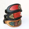 Artistic leather dog collars by Sauri