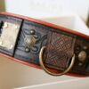 Antique leather dog collar by Workshop Sauri