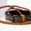 Personalized dog collar and leash for Bulldog handmade by Workshop Sauri