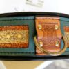 Beautifully embossed leather dog collar handmade by Workshop Sauri