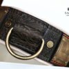 Padded leather dog collar with antique nameplates IMPERIAL by Workshop Sauri