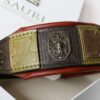 Custom engraved big dog collar handmade by Workshop Sauri