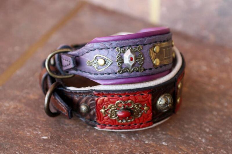 Small personalized dog collars by Workshop Sauri