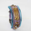 Bling dog collar with nameplate Rococo by Workshop Sauri