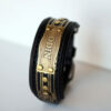 Personalized leather dog collar NUIT by Workshop Sauri