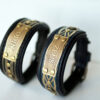 Small personalized dog collars NUIT by Workshop Sauri