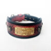 Unique medium dog collar with name by Workshop Sauri