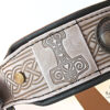 Leather dog collar for large dogs THOR by Workshop Sauri